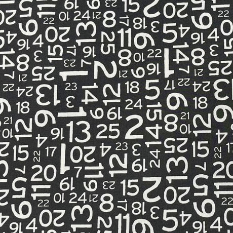 Hometown Christmas Cotton Quilting Moda fabrics, Countdown Numbers MF.5665-24