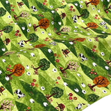 Country Meadow fabric Cows farm animals Country Scene Life fabric Timeless Treasures C5235