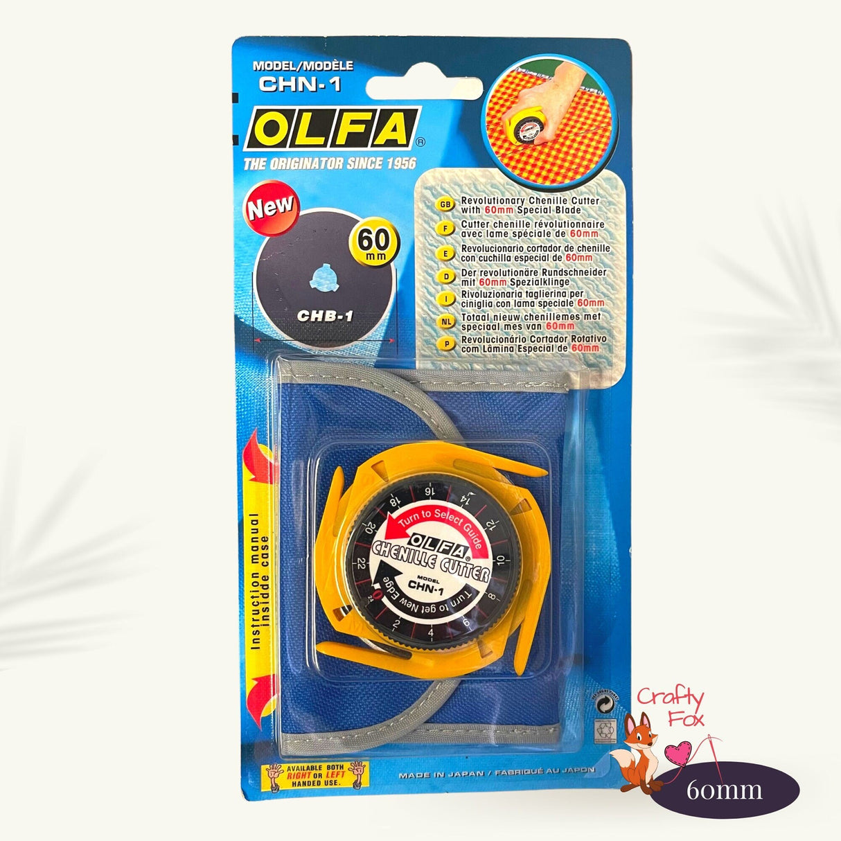 Olfa Chenille Rotary Cutter with Blade CHN-1