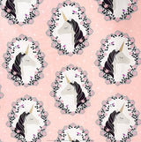 Unicorn Fabric peach Do you Believe by Michael Miller Fabrics 50cm