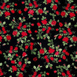 Rose Miniature fabric Glamour Red black Timeless Treasures Fabric C5047 Cotton Quilting Craft fabric
