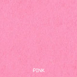 Pink Craft Felt – 100% Acrylic, 90cm Wide, 1.3mm Thick, Made in USA