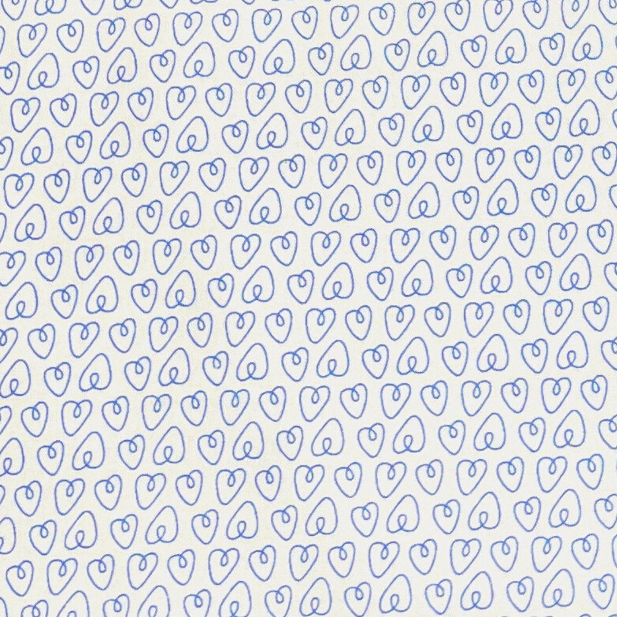 Petite Hearts in Blue, cotton quilting fabric by Michael Miller MM6555G.Blue