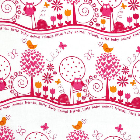 Animal Friends Fabric by Michael Miller - CX5275WMelon