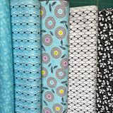 Candy Licorice Geometrics Blue  - StudioE - Cotton Quilting Fabric - SE3355.11