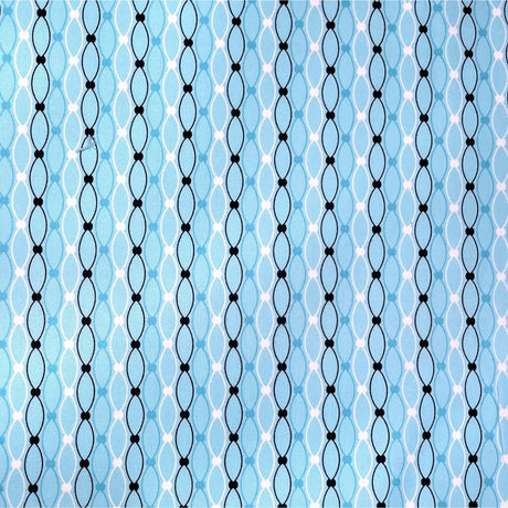 Candy Licorice Geometrics Blue  - StudioE - Cotton Quilting Fabric - SE3355.11