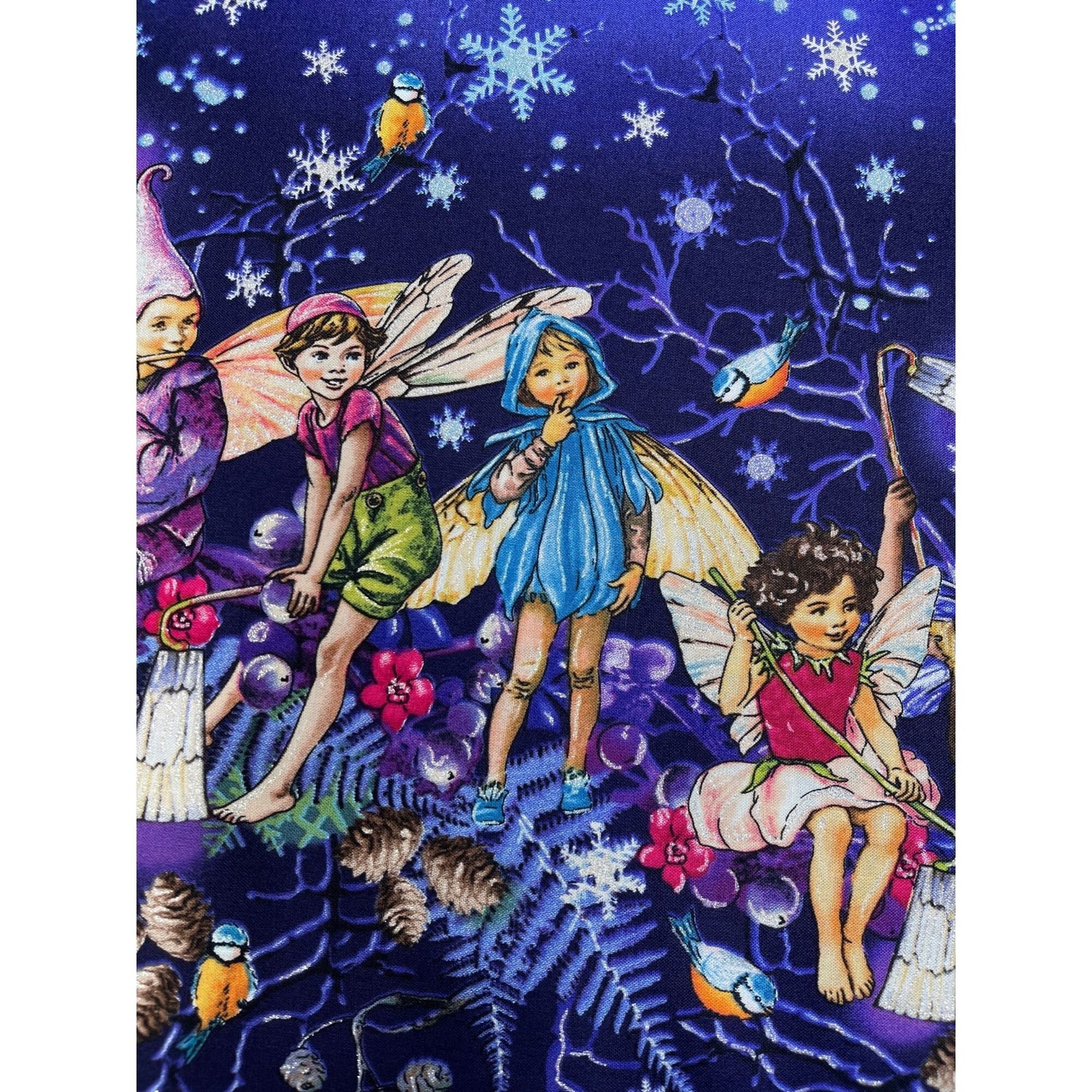 Fairy fabric Twilight Enchanted Fairy Border PANEL - MM7050