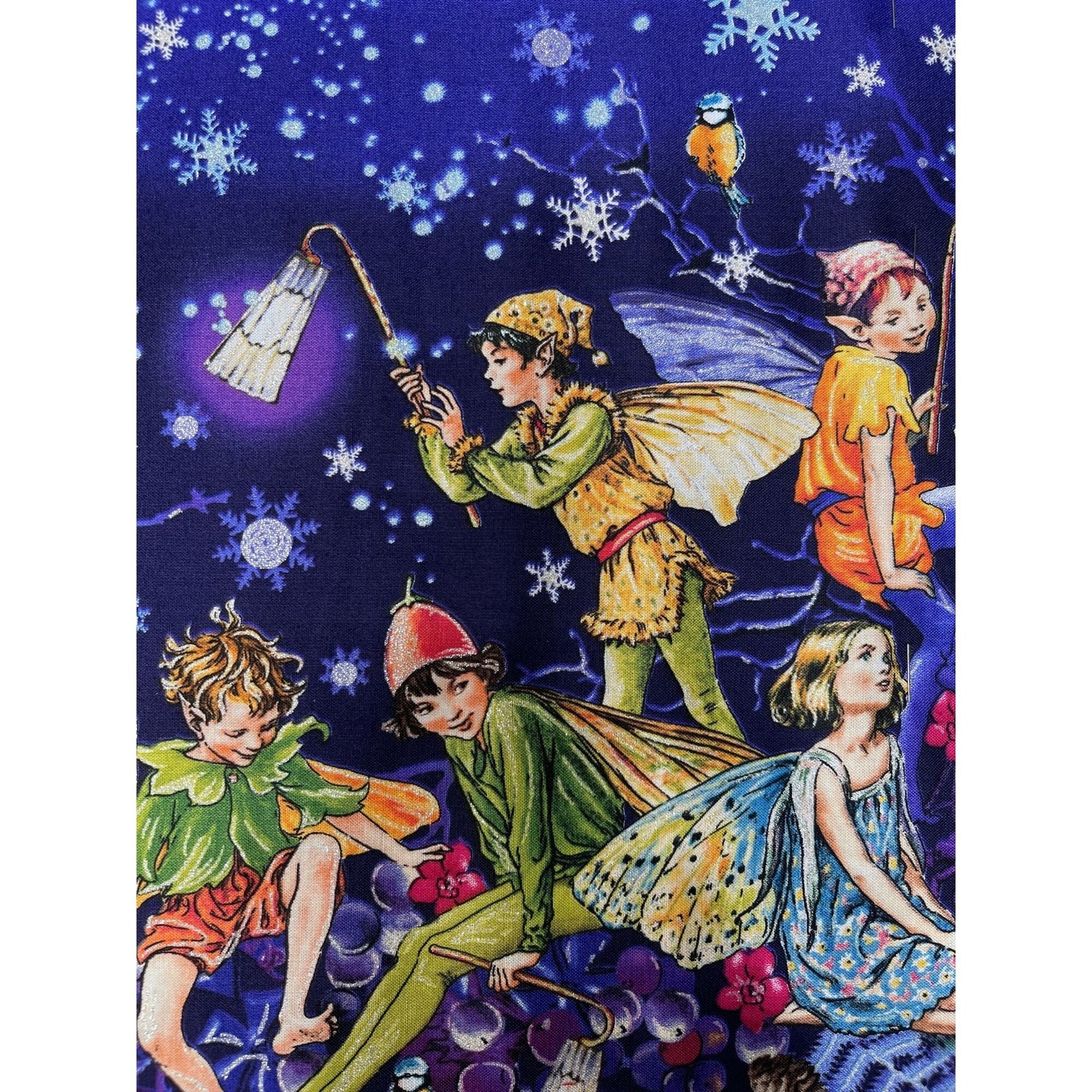 Fairy fabric Twilight Enchanted Fairy Border PANEL - MM7050