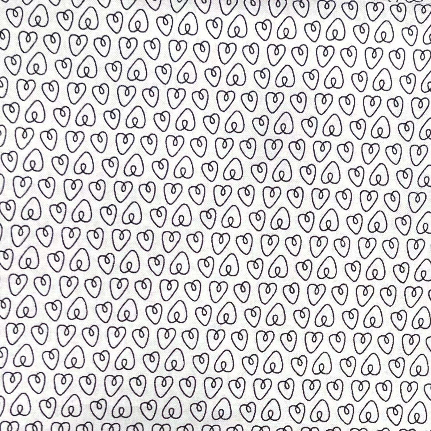 Michael Miller Hearts Petite Ebony 6555I