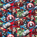 Packed Avengers, Cotton Quilting Marvel fabric by Springs Creative SP-CP65606multi