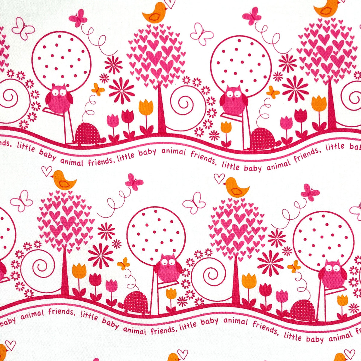 Animal Friends Fabric by Michael Miller - CX5275WMelon