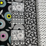 Licorice Candy Geometric White - StudioE - Cotton Quilting Fabric - SE3355.9
