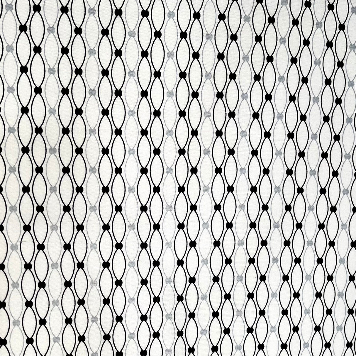 Licorice Candy Geometric White - StudioE - Cotton Quilting Fabric - SE3355.9