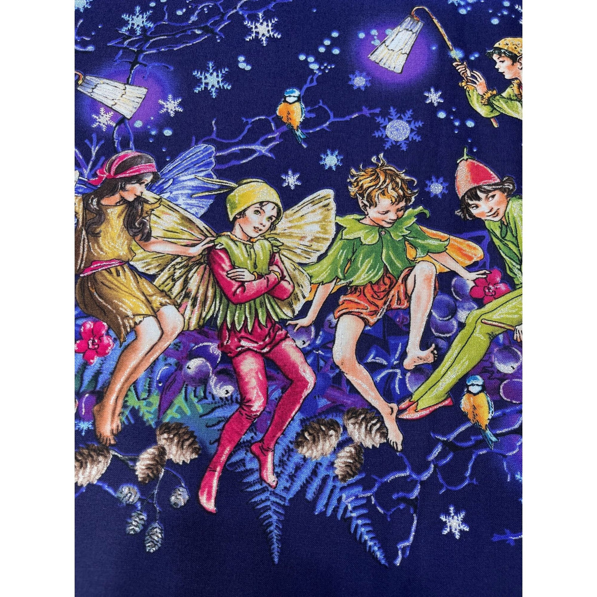 Fairy fabric Twilight Enchanted Fairy Border PANEL - MM7050