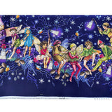 Fairy fabric Twilight Enchanted Fairy Border PANEL - MM7050