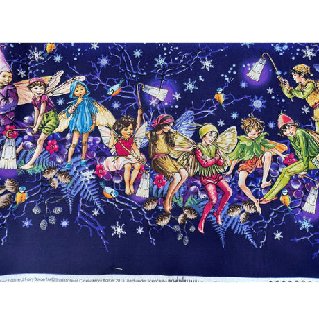 Fairy fabric Twilight Enchanted Fairy Border PANEL - MM7050