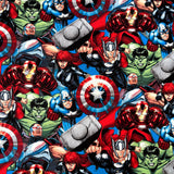 Packed Avengers, Cotton Quilting Marvel fabric by Springs Creative SP-CP65606multi