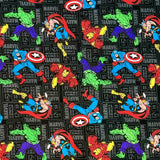 Marvel Characters tossed, Cotton Quilting fabric Springs Creative CP62677