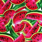 Watermelon Sliced Red Quilting Cotton - Timeless Treasures Fabric TT-C1137.Multi