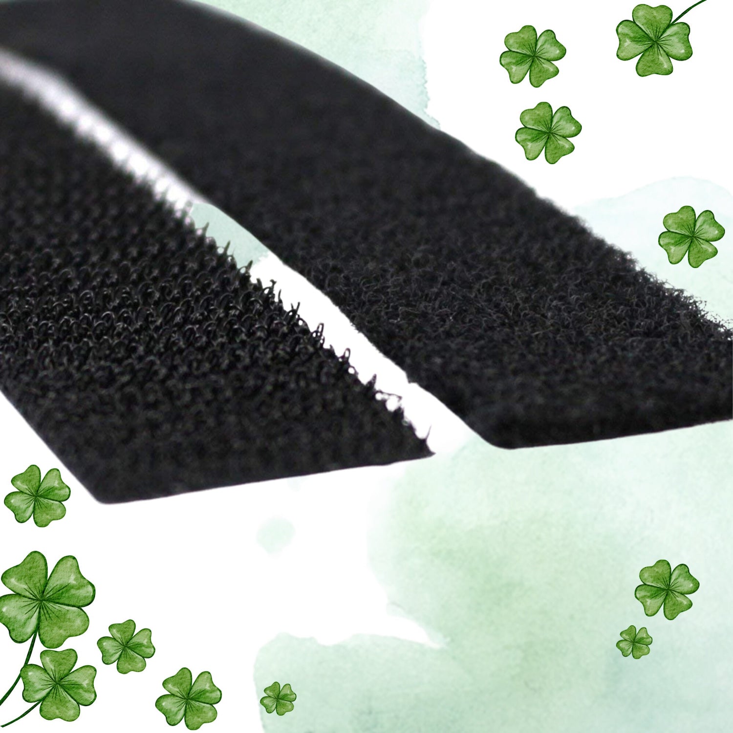 Hook and Loop Fastener 25mm wide - Sew-On Velcro Black, White or Cream