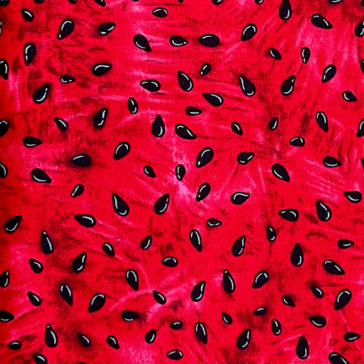 Watermelon Seed Cotton Fabric - Timeless Treasures C1138.Red