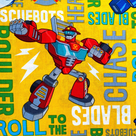 Roll to the Rescue Fabric, Disney, Hasbro, Cotton Quilting Novelty Fabric by Springs Creative C64279