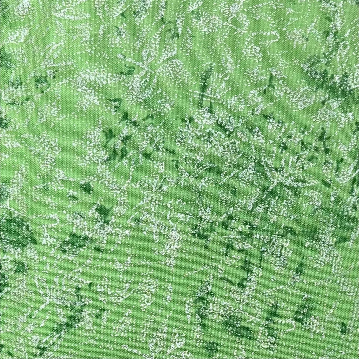 Michael Miller Fairy Frost with Pearlised Green fabric Aloe Metallic Cotton Fabric CM0376-Aloe-D