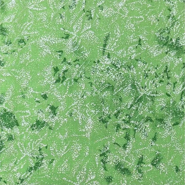 Michael Miller Fairy Frost with Pearlised Green fabric Aloe Metallic Cotton Fabric CM0376-Aloe-D