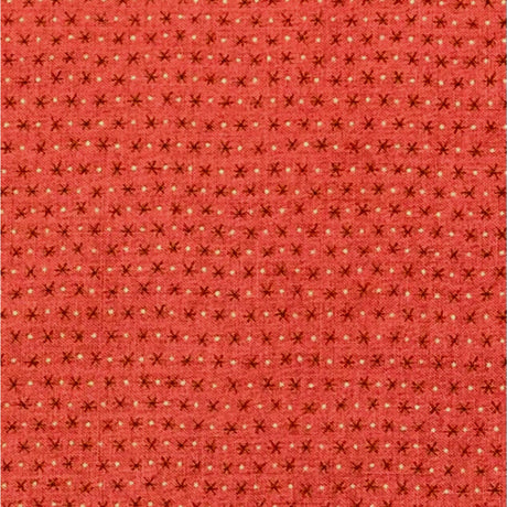 Red Fabric Christmas Quilting Patchwork Crafting fabric Henry Glass HG8754-88