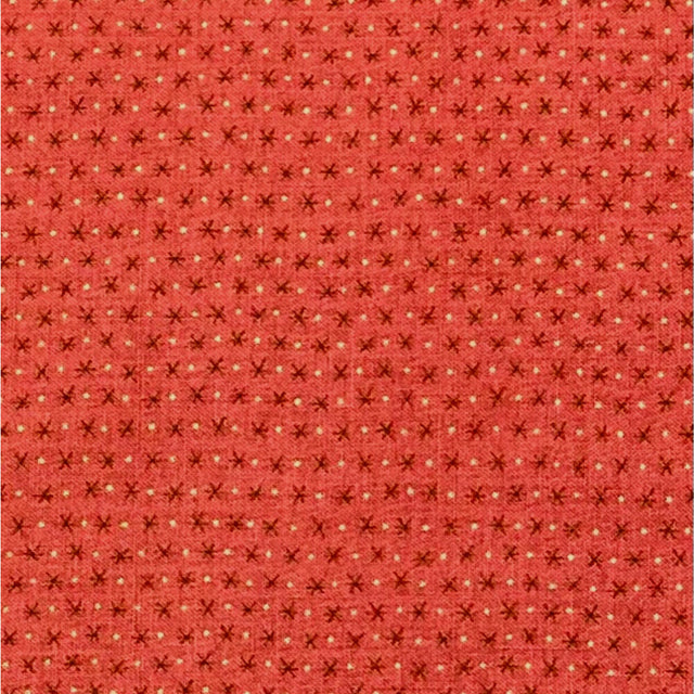 Red Fabric Christmas Quilting Patchwork Crafting fabric Henry Glass HG8754-88