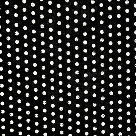 Black White Dot fabric Ophelia Timeless Treasures Fabric C1973Black