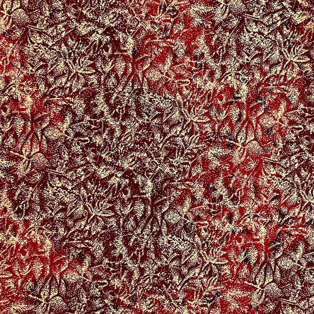 Michael Miller Fairy Frost with Pearlised Metallic Cotton Red Brown Fabric CM0376-Bordeaux