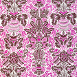Color Brigade, Pink floral Cotton Quilting Fabric by Jennifer Paganelli, FreeSpirit fabric PWJP112.Maroon
