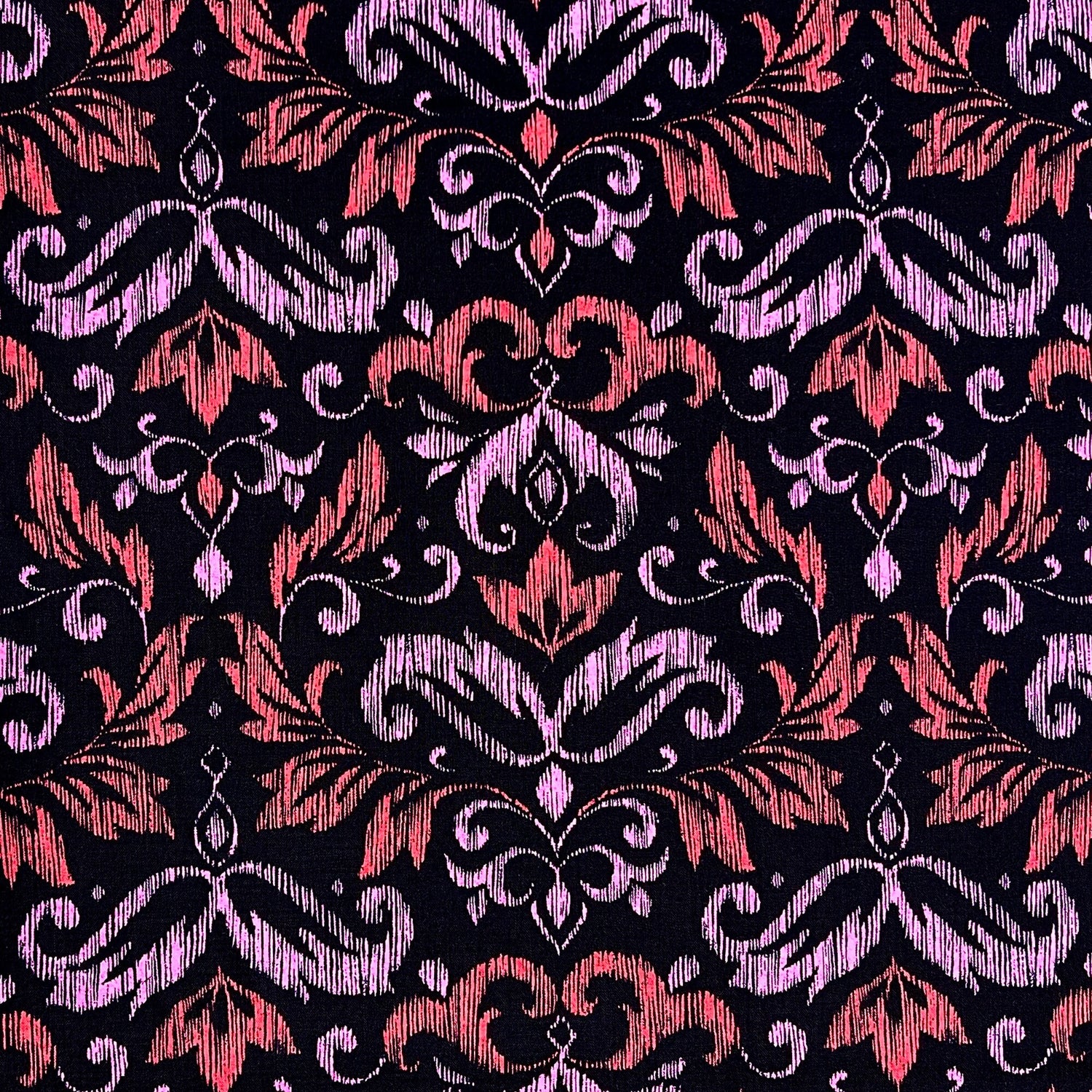 Michael Miller fabric Blooming Damask Red Quilting 100% Cotton fabric CX6904-Red