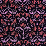 Michael Miller fabric Blooming Damask Red Quilting 100% Cotton fabric CX6904-Red