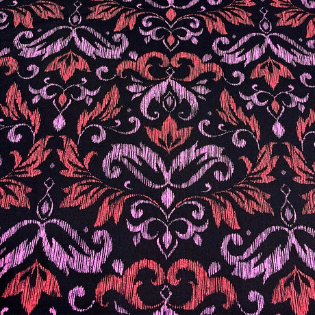 Michael Miller fabric Blooming Damask Red Quilting 100% Cotton fabric CX6904-Red