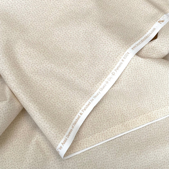 Tan floral fabric Peace on Earth Quilting 100% Cotton fabric Henry Glass 8504.44