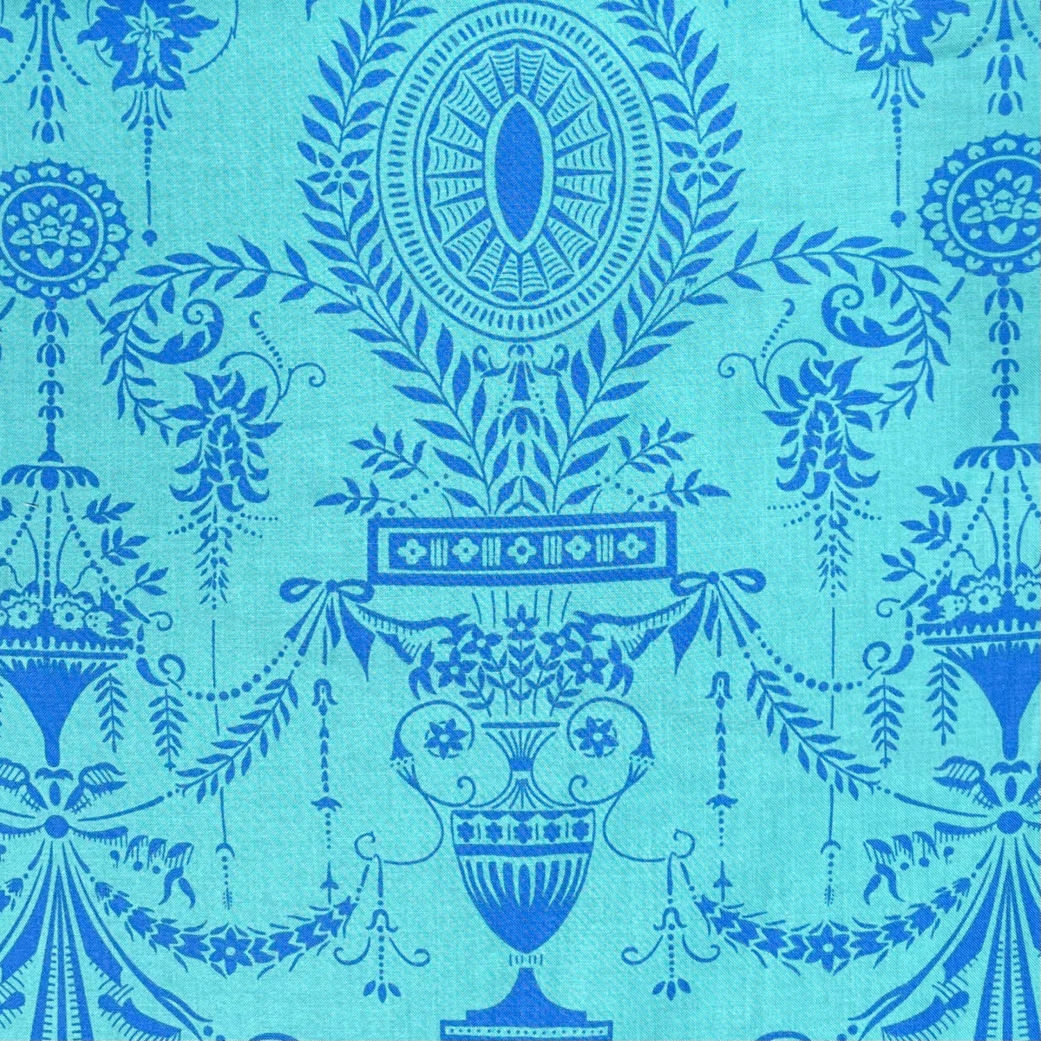 Caravelle Arcade Elyse Blue fabric Quilting Cotton fabric,Jennifer Paganelli, FreeSpirit PWJP099-Aqua
