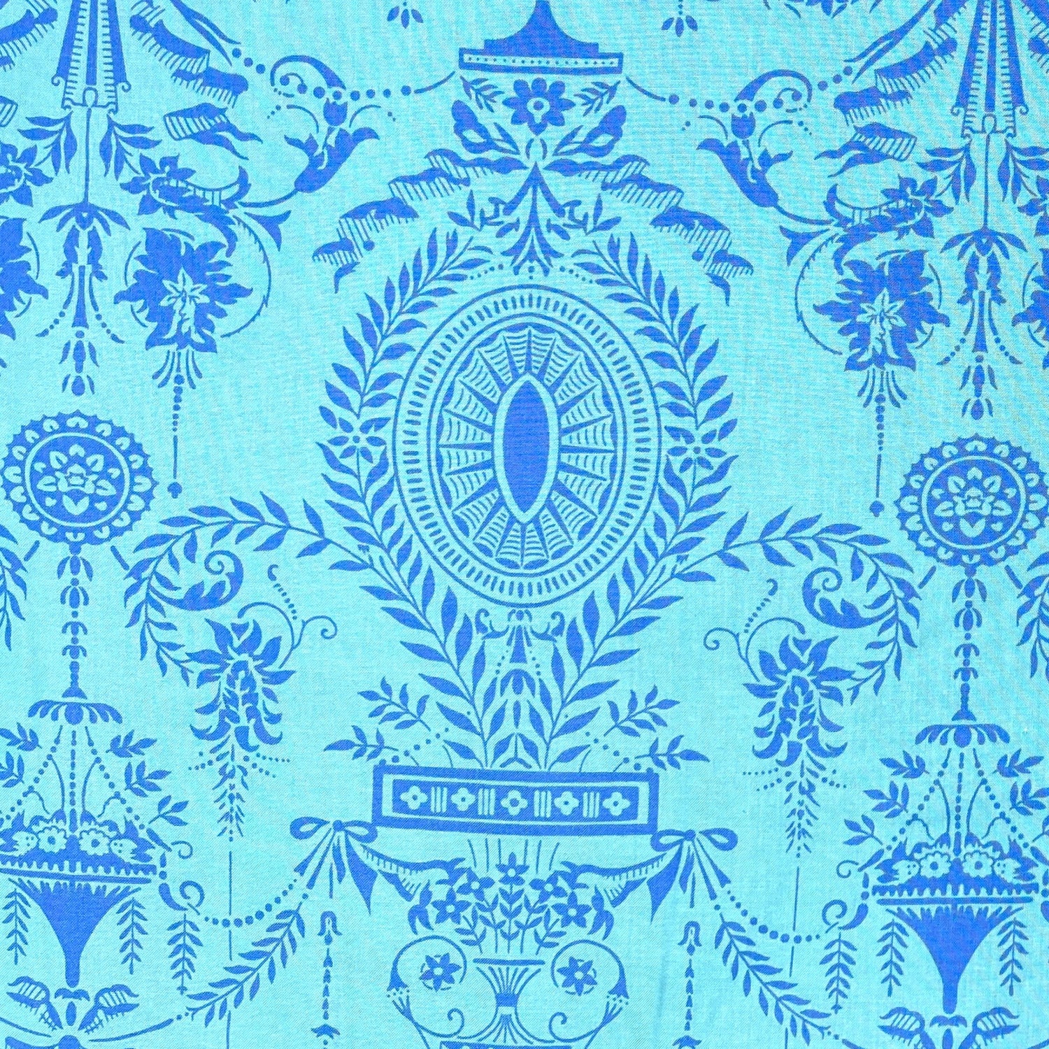 Caravelle Arcade Elyse Blue fabric Quilting Cotton fabric,Jennifer Paganelli, FreeSpirit PWJP099-Aqua