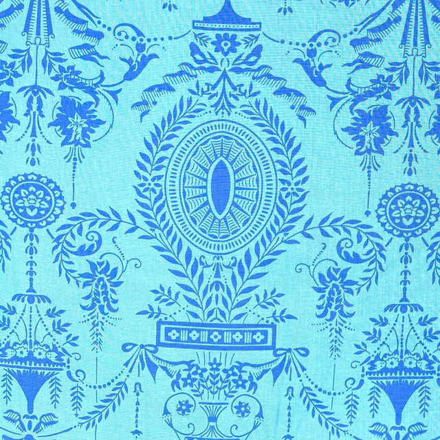 Caravelle Arcade Elyse Blue fabric Quilting Cotton fabric,Jennifer Paganelli, FreeSpirit PWJP099-Aqua