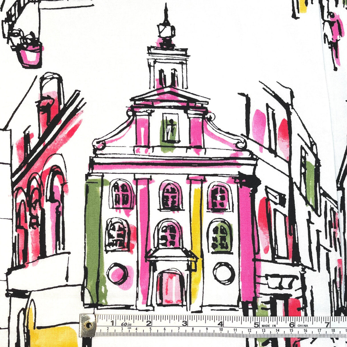 On the Town fabric Red Quilting 100%Cotton Michael Miller fabric CX-6901-Red