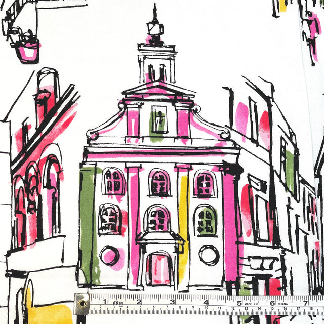 On the Town fabric Red Quilting 100%Cotton Michael Miller fabric CX-6901-Red