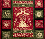 Noel Fabric Panel - Christmas Delight by Benartex BT03610-99