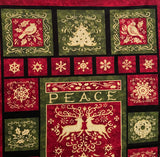 Noel Fabric Panel - Christmas Delight by Benartex BT03610-99