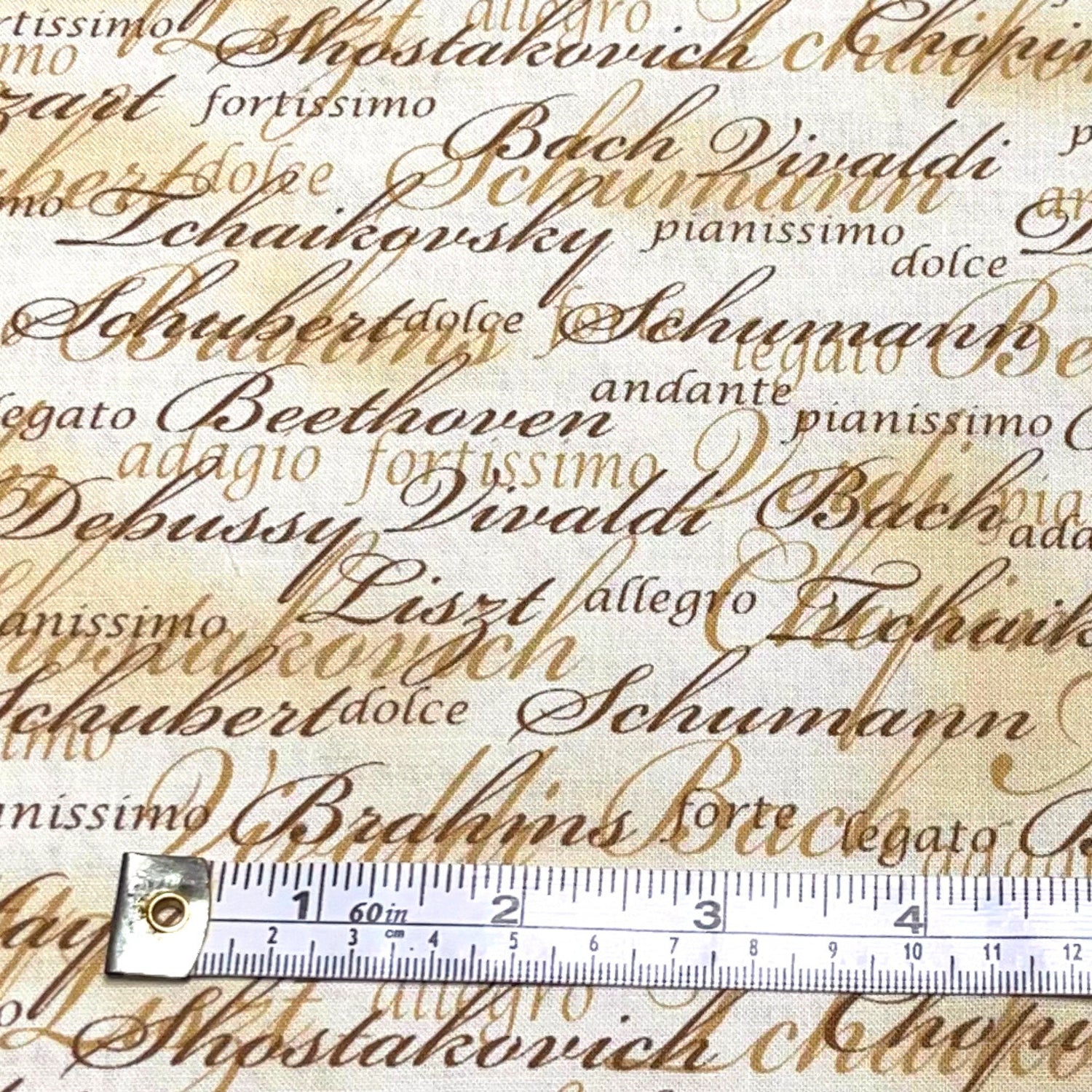 Concerto Musical fabric script writing Musicians Beethoven Vivaldi Chopin Mozart Benartex