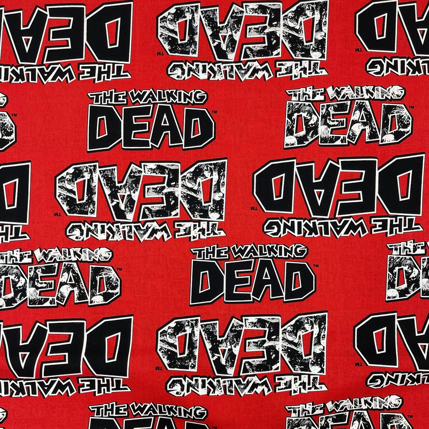 The Walking Dead Zombies fabric Licensed fabric Quilting Sewing Crafting fabric by Springs Creative