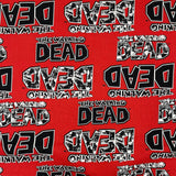 The Walking Dead Zombies fabric Licensed fabric Quilting Sewing Crafting fabric by Springs Creative