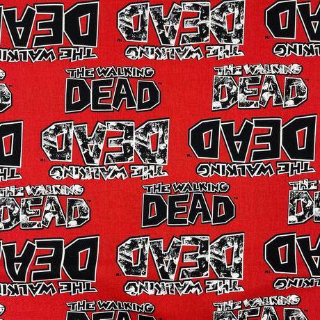 The Walking Dead Zombies fabric Licensed fabric Quilting Sewing Crafting fabric by Springs Creative
