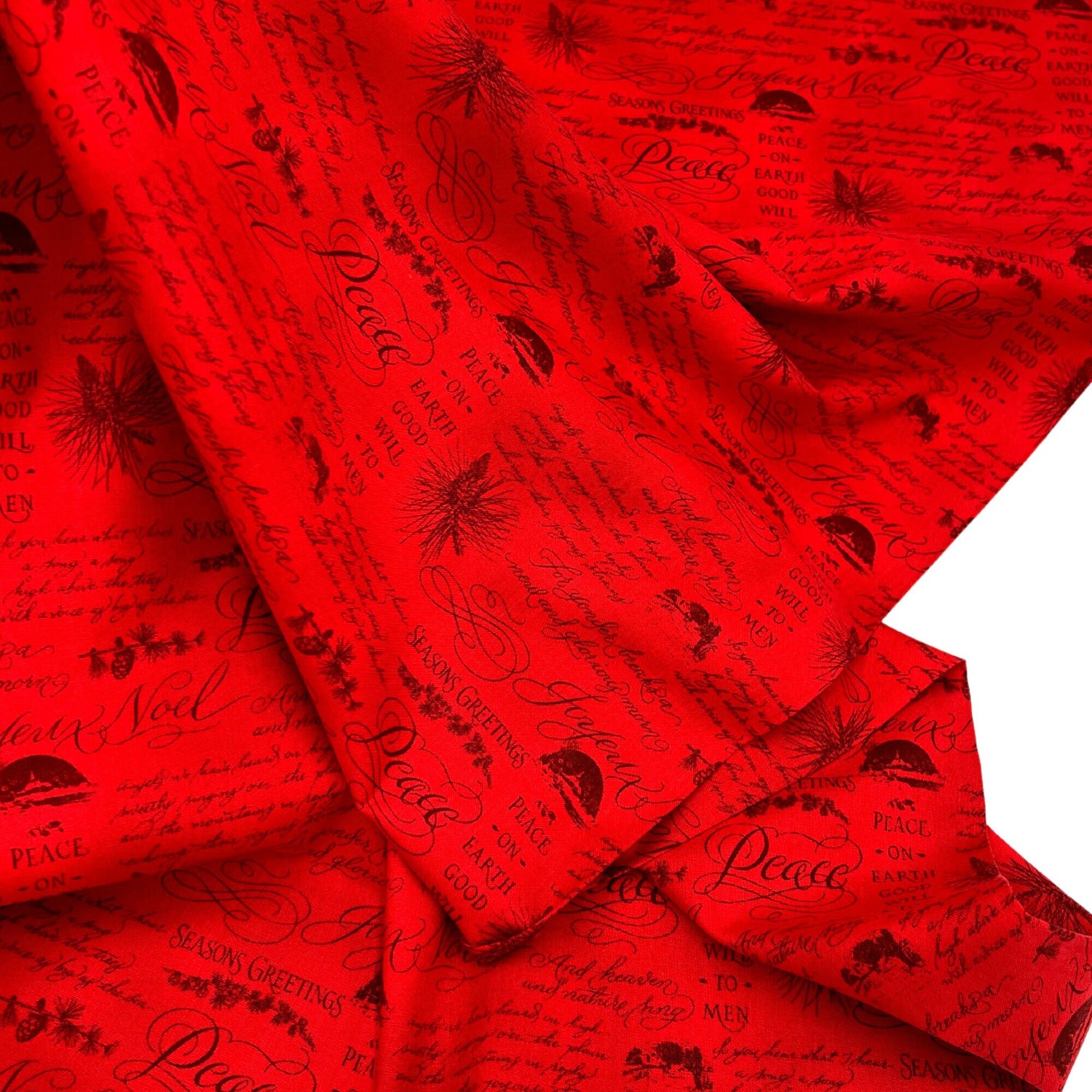 Christmas Elegance fabric Christmas Cotton Quilting Craft Red fabric Henry Glass HG9935-88