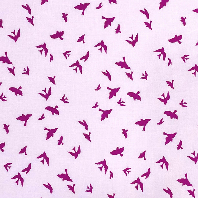 Flight fabric in Iris Birds Brambleberry Ridge Violet Craft Michael Miller fabric DC6136-Iris